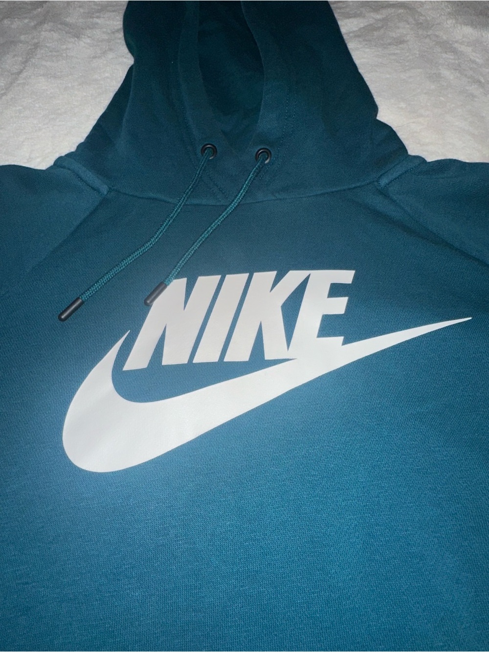 Nike Teal Hoodie with White Logo
